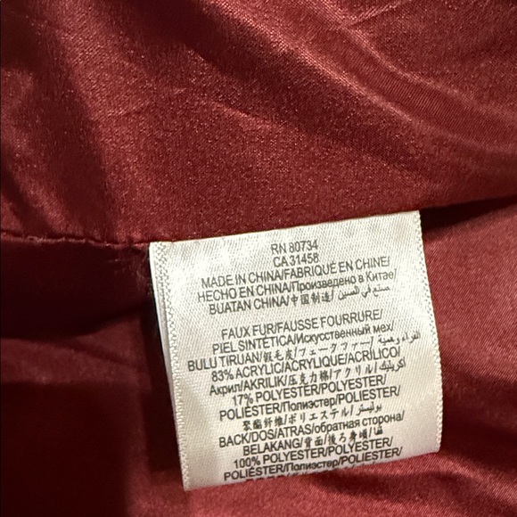 BCBGeneration Faux Fur Vest Sz Medium - Picture 11 of 12